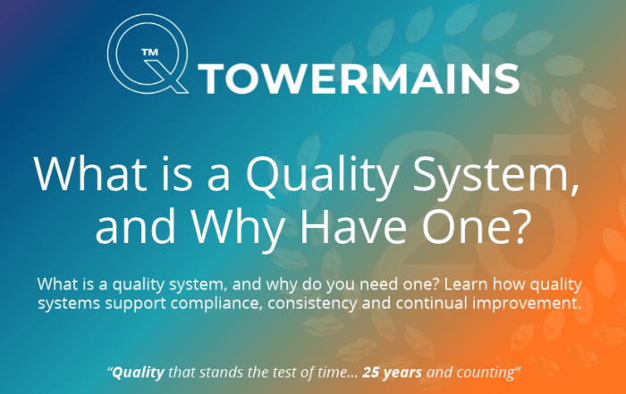 Quality Systems