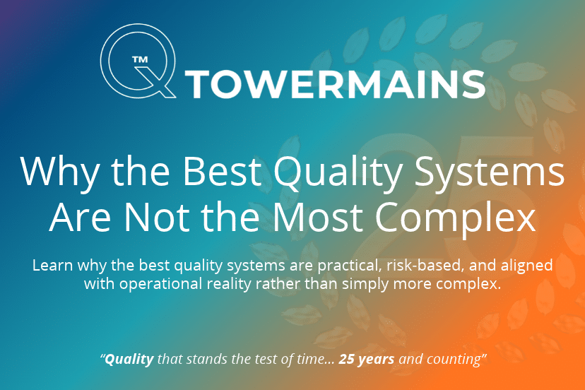 Effective quality systems